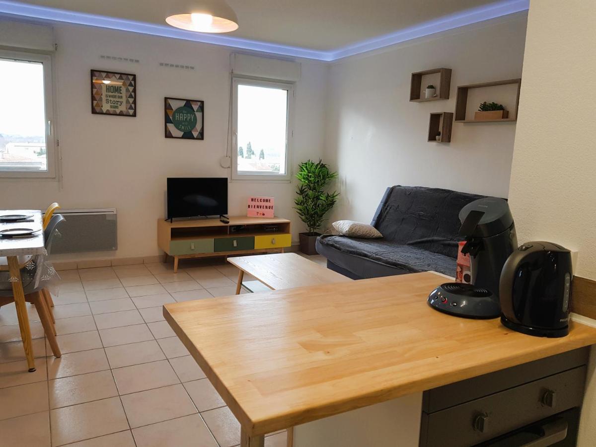 Tout Confort ! Calme, Climatisation, Vue Degagee, Ville ,Parking Gratuit, Ascenseur, Wifi Каркассон Экстерьер фото